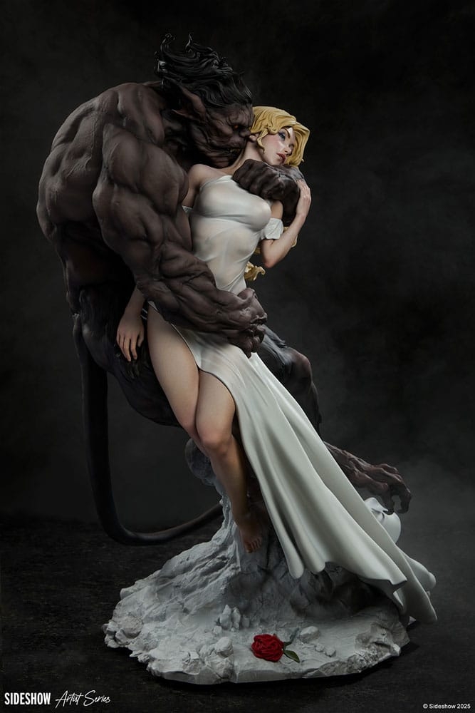 The Beauty And The Beast (by Maria Panfilova) Original Artist Series by Sideshow Collectibles - Disney 46 x 31 x 27 cm statue