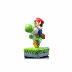 Mario et Yoshi Exclusive par First 4 Figures F4F - statue Super Mario de 48 cm