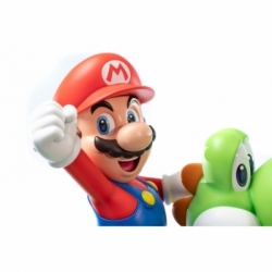 Mario et Yoshi Exclusive par First 4 Figures F4F - statue Super Mario de 48 cm