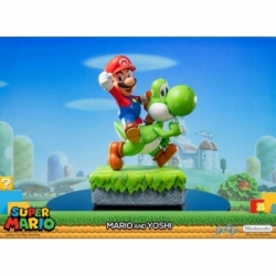 Mario et Yoshi Exclusive par First 4 Figures F4F - statue Super Mario de 48 cm