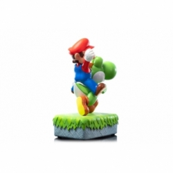 Mario et Yoshi Standard par First 4 Figures F4F - statue Super Mario de 48 cm
