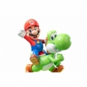 Mario et Yoshi Standard par First 4 Figures F4F - statue Super Mario de 48 cm