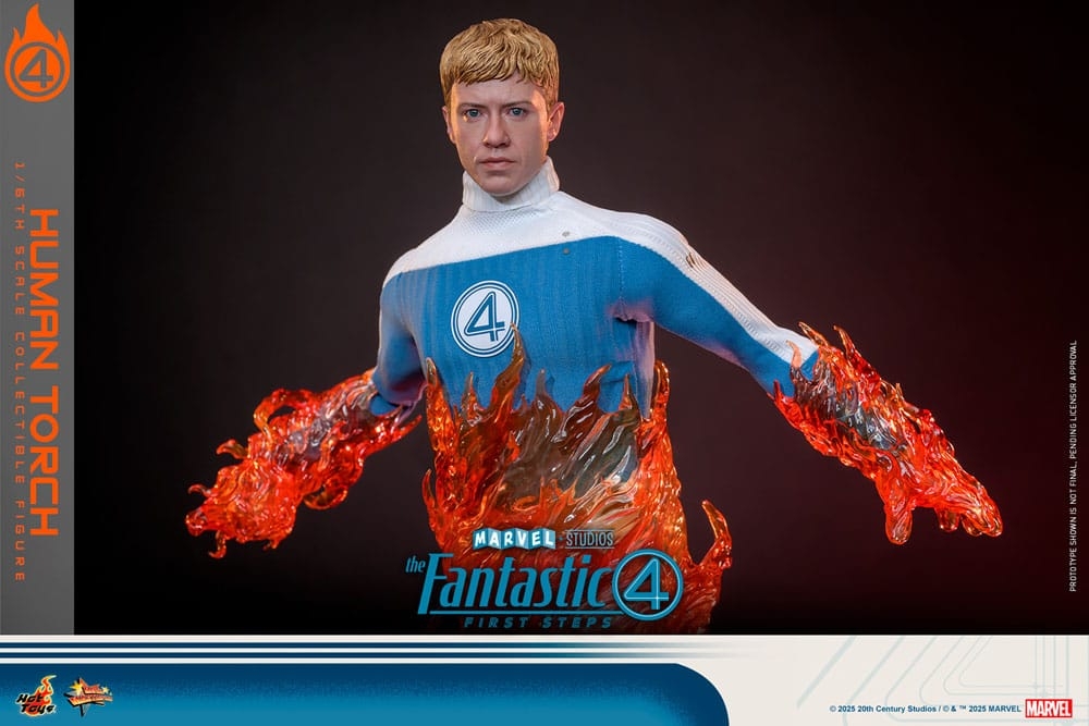 Human Torch by Hot Toys - Fantastic Four: First Steps 1/6 scale action figure - Reference MMS829