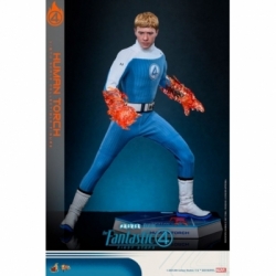 Human Torch par Hot Toys - figurine 1/6 Les Quatres Fantastiques : Premiers Pas de 30 cm - Reference MMS829