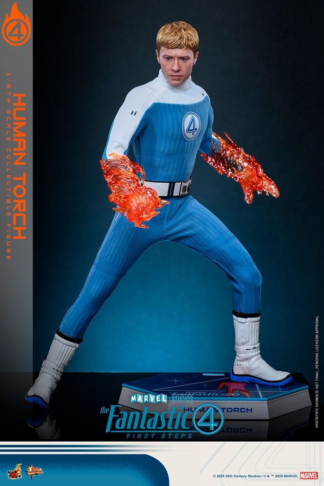 Human Torch by Hot Toys - Fantastic Four: First Steps 1/6 scale action figure - Reference MMS829