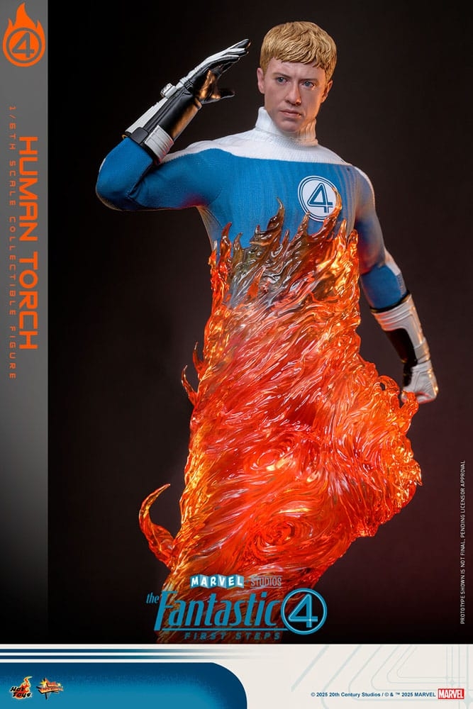 Human Torch by Hot Toys - Fantastic Four: First Steps 1/6 scale action figure - Reference MMS829
