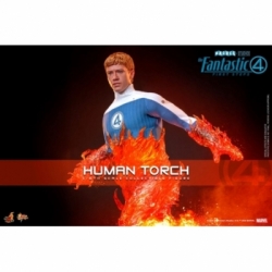 Human Torch par Hot Toys - figurine 1/6 Les Quatres Fantastiques : Premiers Pas de 30 cm - Reference MMS829