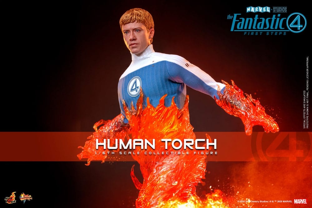 Human Torch by Hot Toys - Fantastic Four: First Steps 1/6 scale action figure - Reference MMS829