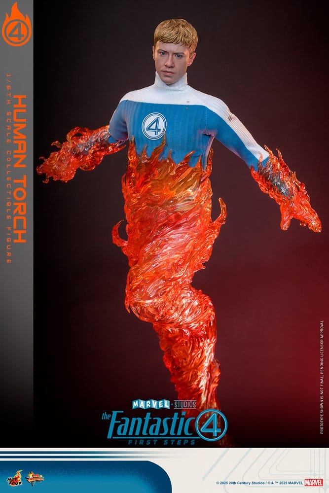 Human Torch by Hot Toys - Fantastic Four: First Steps 1/6 scale action figure - Reference MMS829