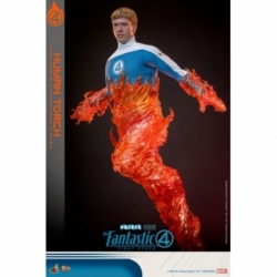 Human Torch par Hot Toys - figurine 1/6 Les Quatres Fantastiques : Premiers Pas de 30 cm - Reference MMS829