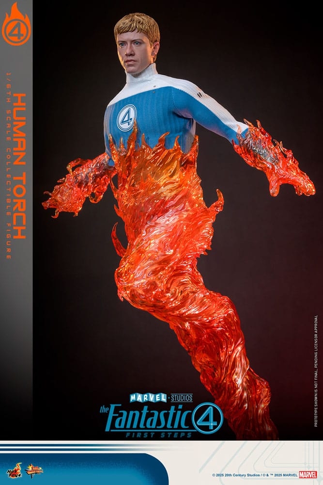 Human Torch by Hot Toys - Fantastic Four: First Steps 1/6 scale action figure - Reference MMS829