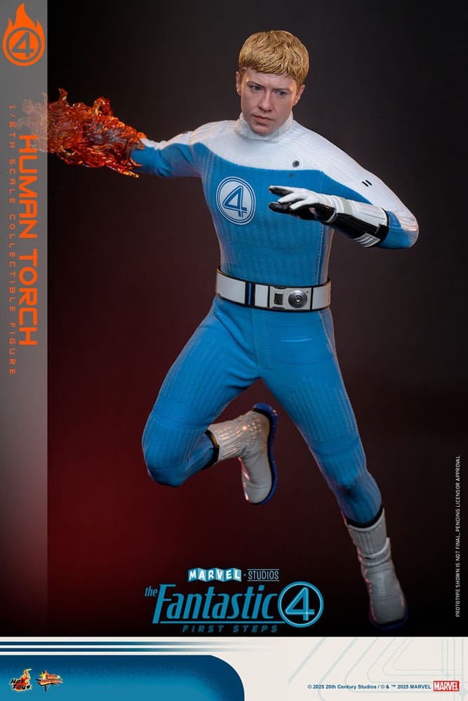 Human Torch by Hot Toys - Fantastic Four: First Steps 1/6 scale action figure - Reference MMS829