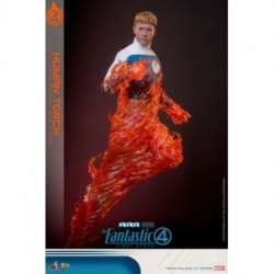 Human Torch par Hot Toys - figurine 1/6 Les Quatres Fantastiques : Premiers Pas de 30 cm - Reference MMS829