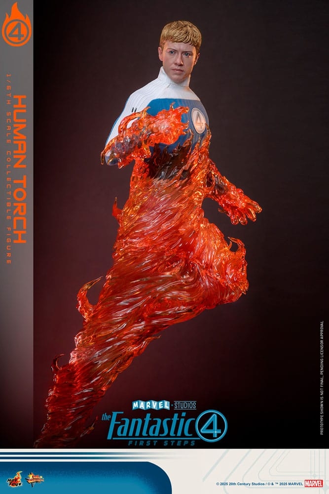 Human Torch by Hot Toys - Fantastic Four: First Steps 1/6 scale action figure - Reference MMS829