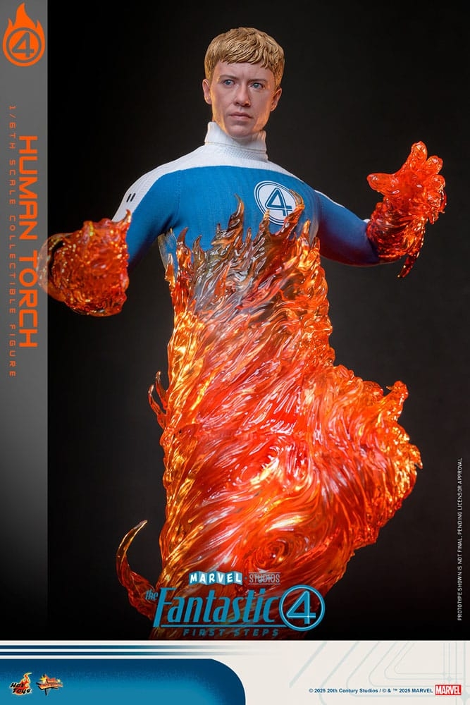 Human Torch by Hot Toys - Fantastic Four: First Steps 1/6 scale action figure - Reference MMS829