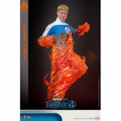 Human Torch par Hot Toys - figurine 1/6 Les Quatres Fantastiques : Premiers Pas de 30 cm - Reference MMS829