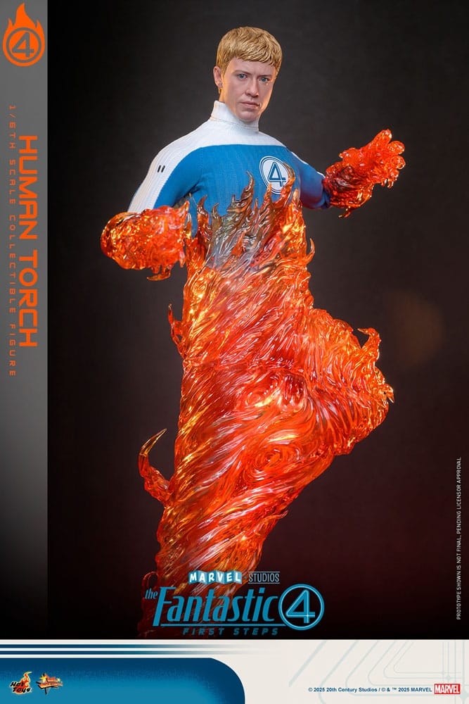 Human Torch by Hot Toys - Fantastic Four: First Steps 1/6 scale action figure - Reference MMS829