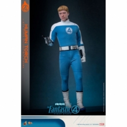 Human Torch par Hot Toys - figurine 1/6 Les Quatres Fantastiques : Premiers Pas de 30 cm - Reference MMS829