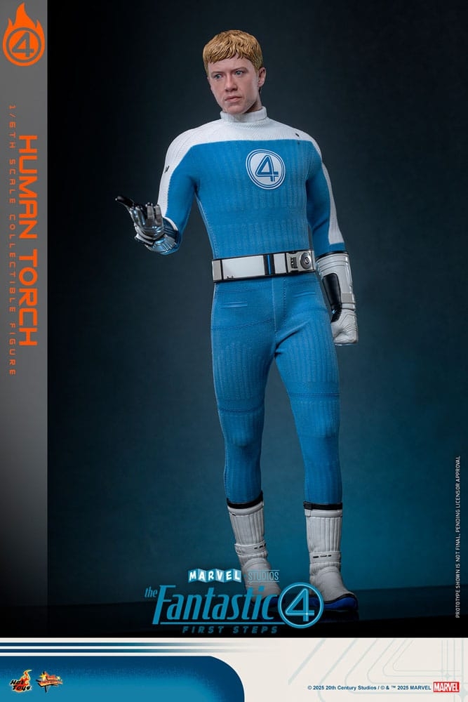 Human Torch by Hot Toys - Fantastic Four: First Steps 1/6 scale action figure - Reference MMS829