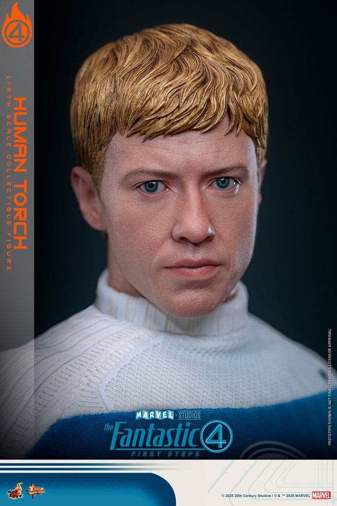 Human Torch by Hot Toys - Fantastic Four: First Steps 1/6 scale action figure - Reference MMS829