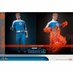 Human Torch par Hot Toys - figurine 1/6 Les Quatres Fantastiques : Premiers Pas de 30 cm - Reference MMS829