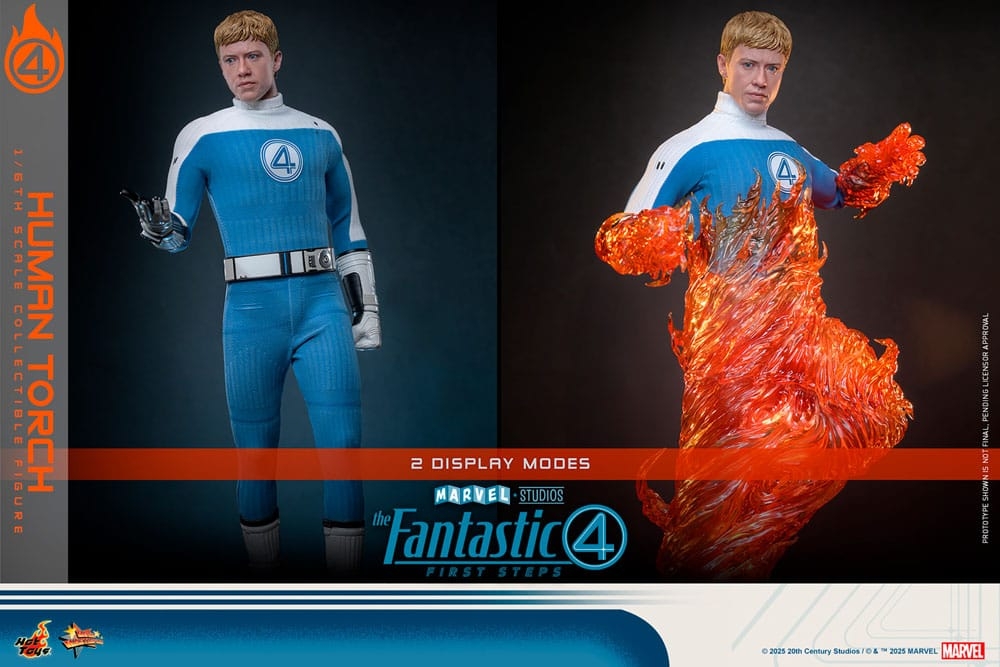 Human Torch by Hot Toys - Fantastic Four: First Steps 1/6 scale action figure - Reference MMS829
