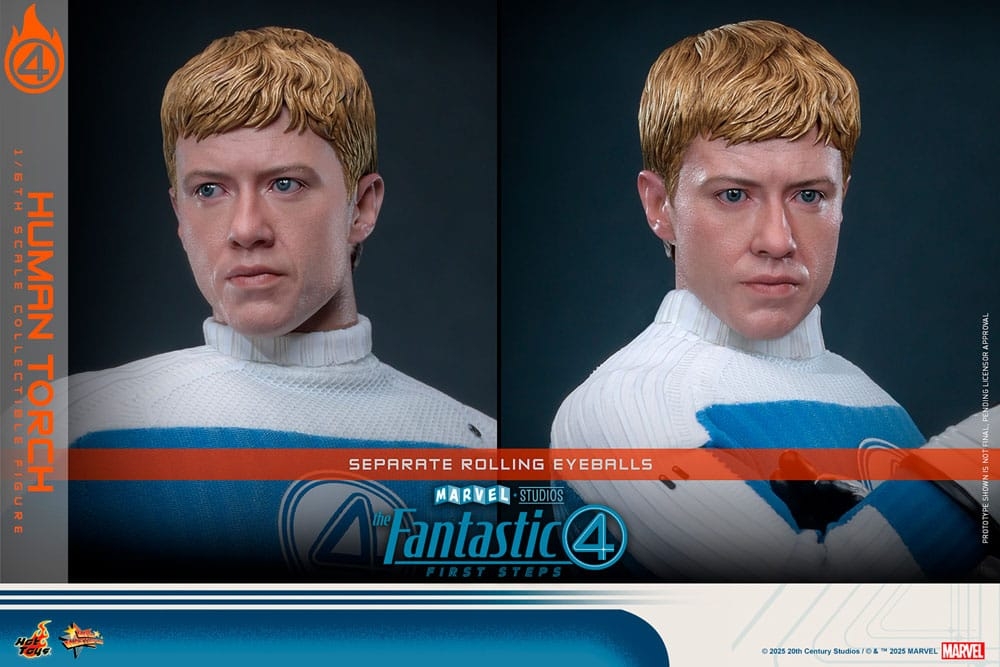 Human Torch by Hot Toys - Fantastic Four: First Steps 1/6 scale action figure - Reference MMS829