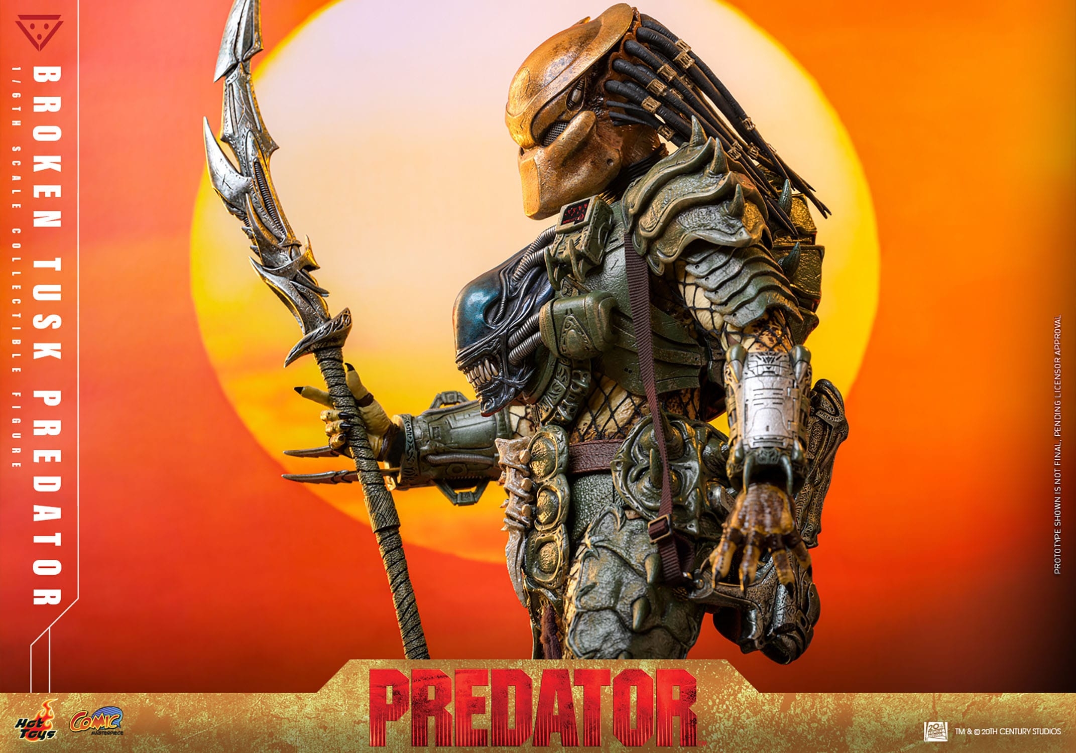 Broken Tusk Predator by Hot Toys - Alien VS Predator 1/6 scale action figure - Reference CMS029