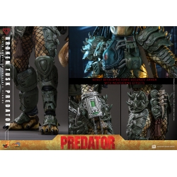Broken Tusk Predator par Hot Toys - figurine 1/6 Alien VS Predator de 35 cm - Reference CMS029
