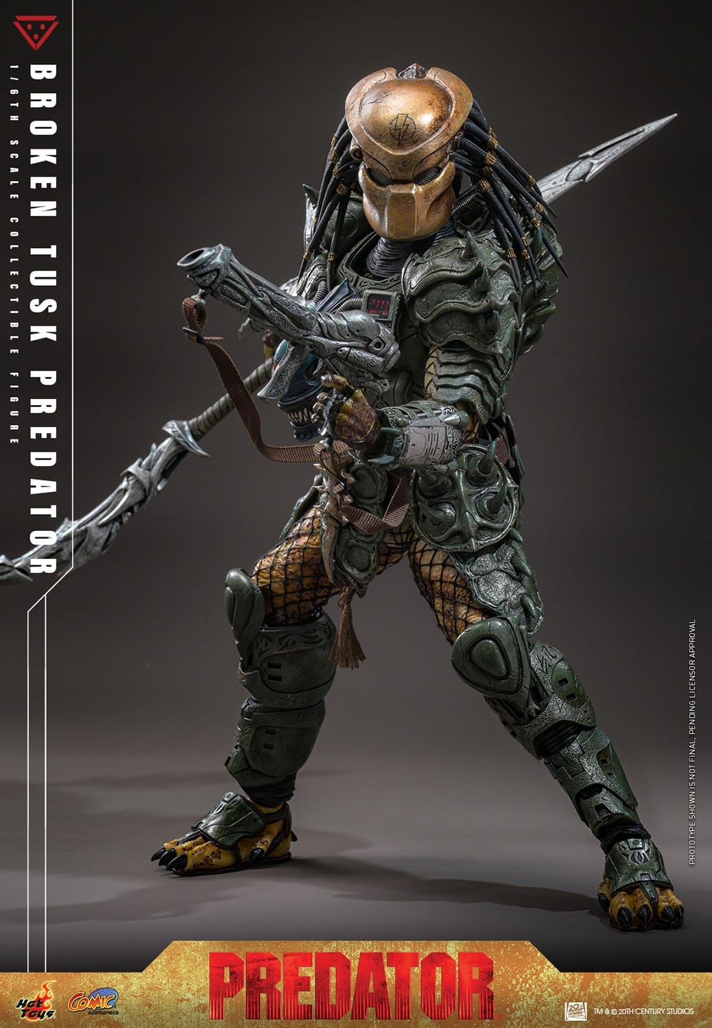 Broken Tusk Predator by Hot Toys - Alien VS Predator 1/6 scale action figure - Reference CMS029