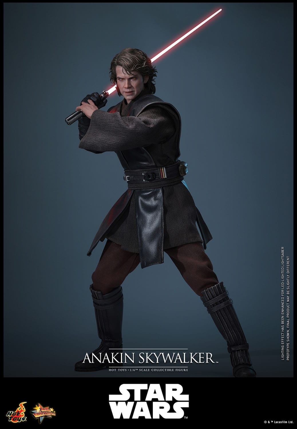 Anakin Skywalker by Hot Toys - Star Wars: Revenge Of The Sith 1/6 scale action figure - Reference MMS839