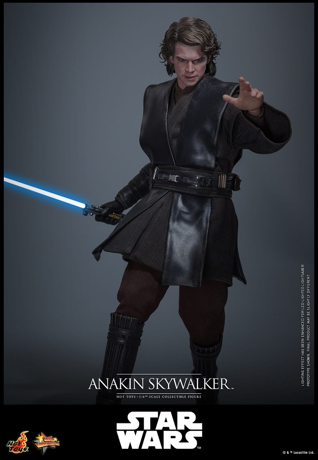 Anakin Skywalker by Hot Toys - Star Wars: Revenge Of The Sith 1/6 scale action figure - Reference MMS839