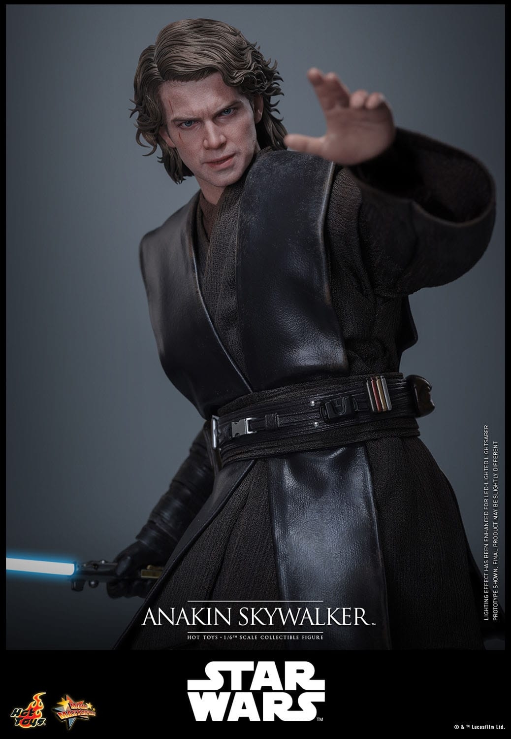 Anakin Skywalker by Hot Toys - Star Wars: Revenge Of The Sith 1/6 scale action figure - Reference MMS839