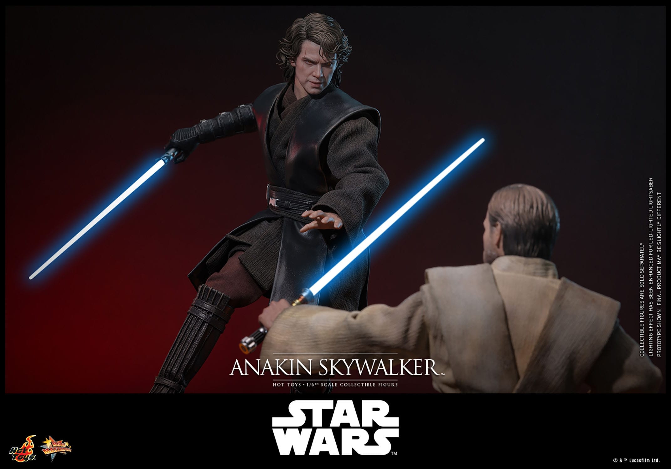 Anakin Skywalker by Hot Toys - Star Wars: Revenge Of The Sith 1/6 scale action figure - Reference MMS839