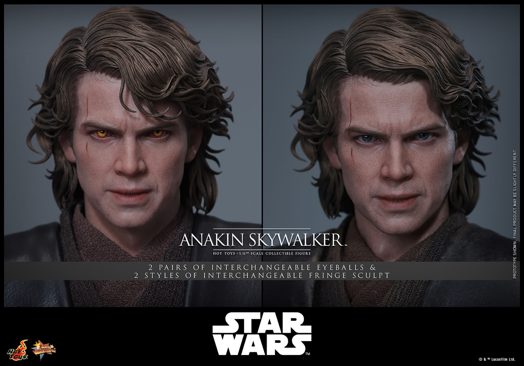 Anakin Skywalker by Hot Toys - Star Wars: Revenge Of The Sith 1/6 scale action figure - Reference MMS839