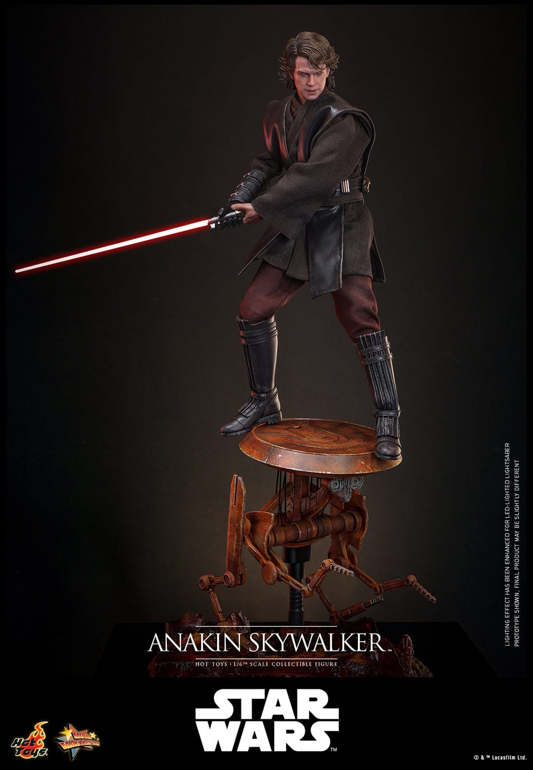 Anakin Skywalker by Hot Toys - Star Wars: Revenge Of The Sith 1/6 scale action figure - Reference MMS839