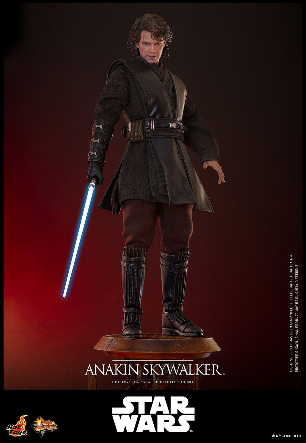 Anakin Skywalker by Hot Toys - Star Wars: Revenge Of The Sith 1/6 scale action figure - Reference MMS839