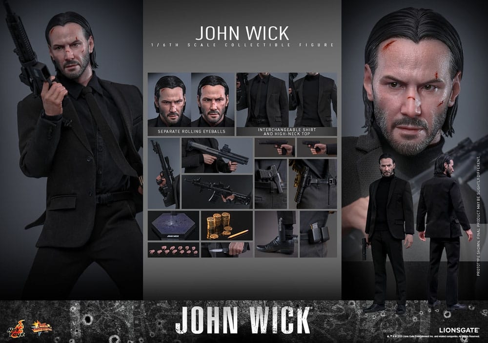 John Wick by Hot Toys - John Wick 1/6 scale action figure - Reference MMS832