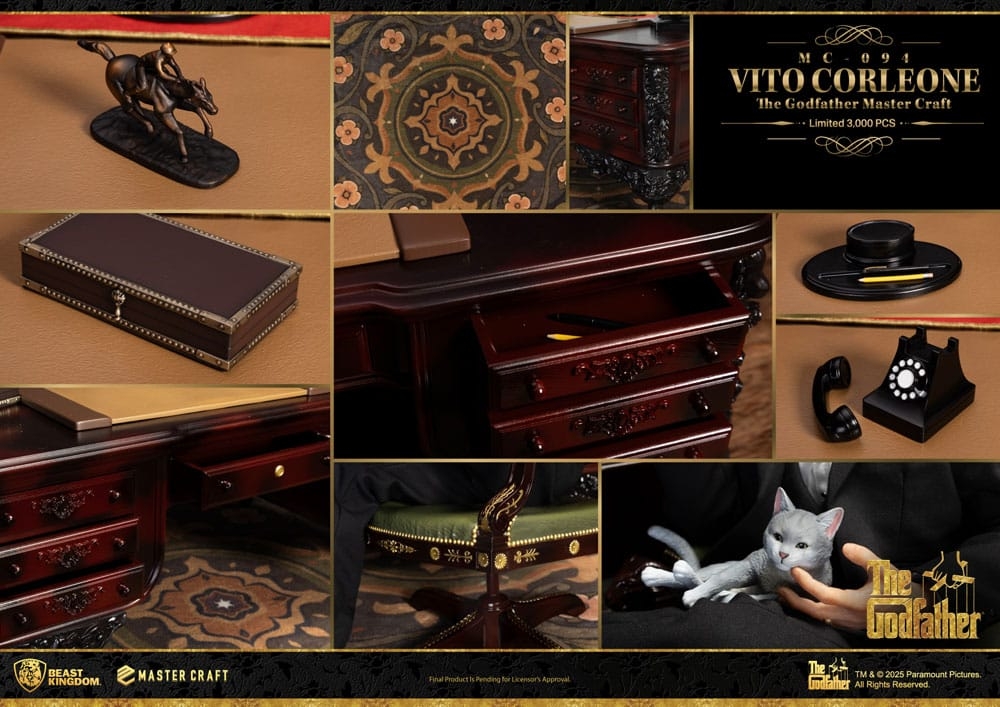 Vito Corleone Master Craft par Beast Kingdom - statue Le Parrain de 55 cm - Reference MC-094