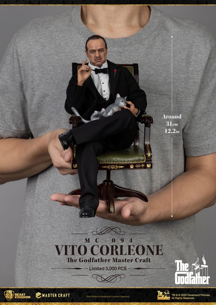 Vito Corleone Master Craft par Beast Kingdom - statue Le Parrain de 55 cm - Reference MC-094