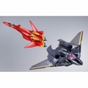 VF-17S Nightmare Stealthvalkyrie (Gamlin Kizaki use) DX Chogokin par Bandai - figurine Macross 7 de 25 cm