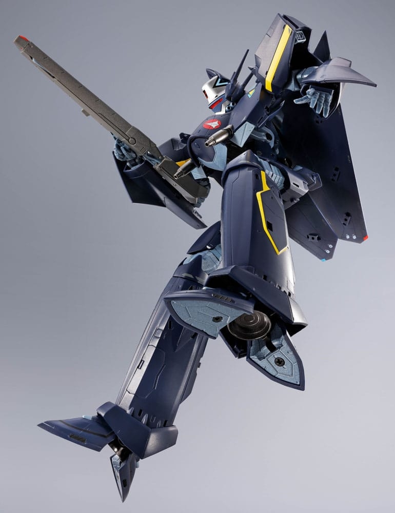 VF-17S Nightmare Stealthvalkyrie (Gamlin Kizaki use) DX Chogokin par Bandai - figurine Macross 7 de 25 cm