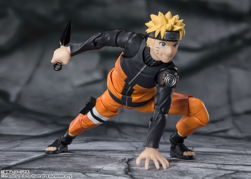 Naruto Uzumaki (The Jinchuriki Entrusted With Hope) SH Figuarts par Bandai Tamashii Nations - figurine Naruto de 15 cm