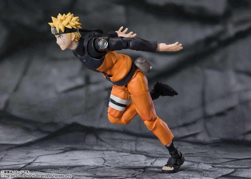 Naruto Uzumaki (The Jinchuriki Entrusted With Hope) SH Figuarts par Bandai Tamashii Nations - figurine Naruto de 15 cm