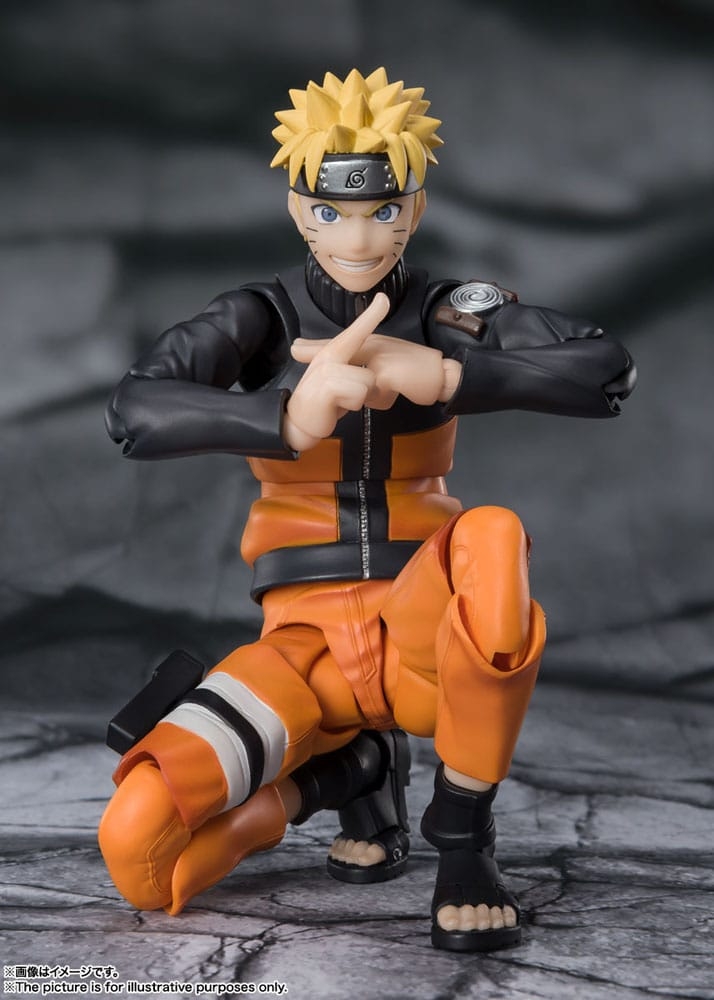 Naruto Uzumaki (The Jinchuriki Entrusted With Hope) SH Figuarts par Bandai Tamashii Nations - figurine Naruto de 15 cm