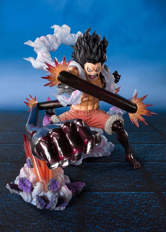 Monkey D Luffy (Gear 4 Snake Man King Cobra) Figuarts Zero Extra Battle par Bandai - figurine One Piece de 21 cm