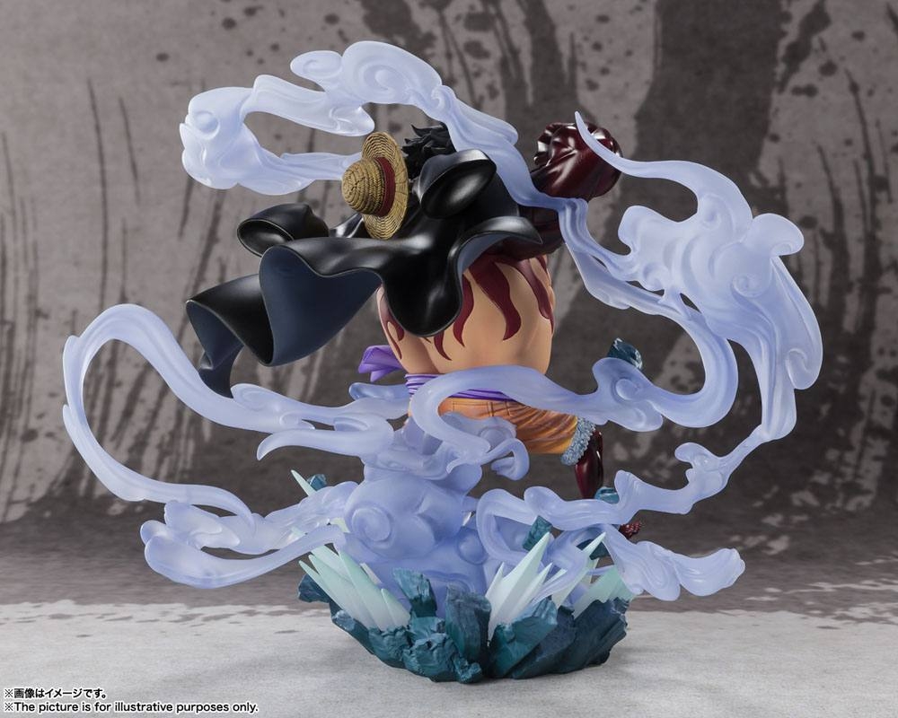 Monkey D Luffy (Battle Of Monsters On Onigashima) Figuarts Zero Extra Battle par Bandai - figurine One Piece de 21 cm
