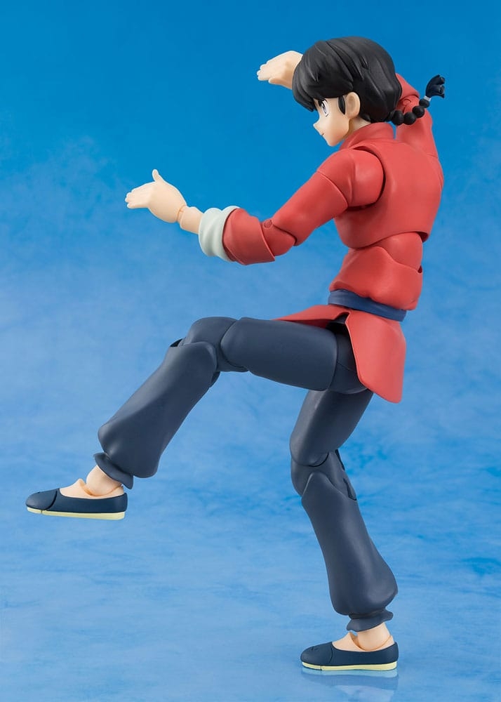 Ranma Saotome SH Figuarts par Bandai Tamashii Nations - figurine Ranma 1/2 de 14 cm