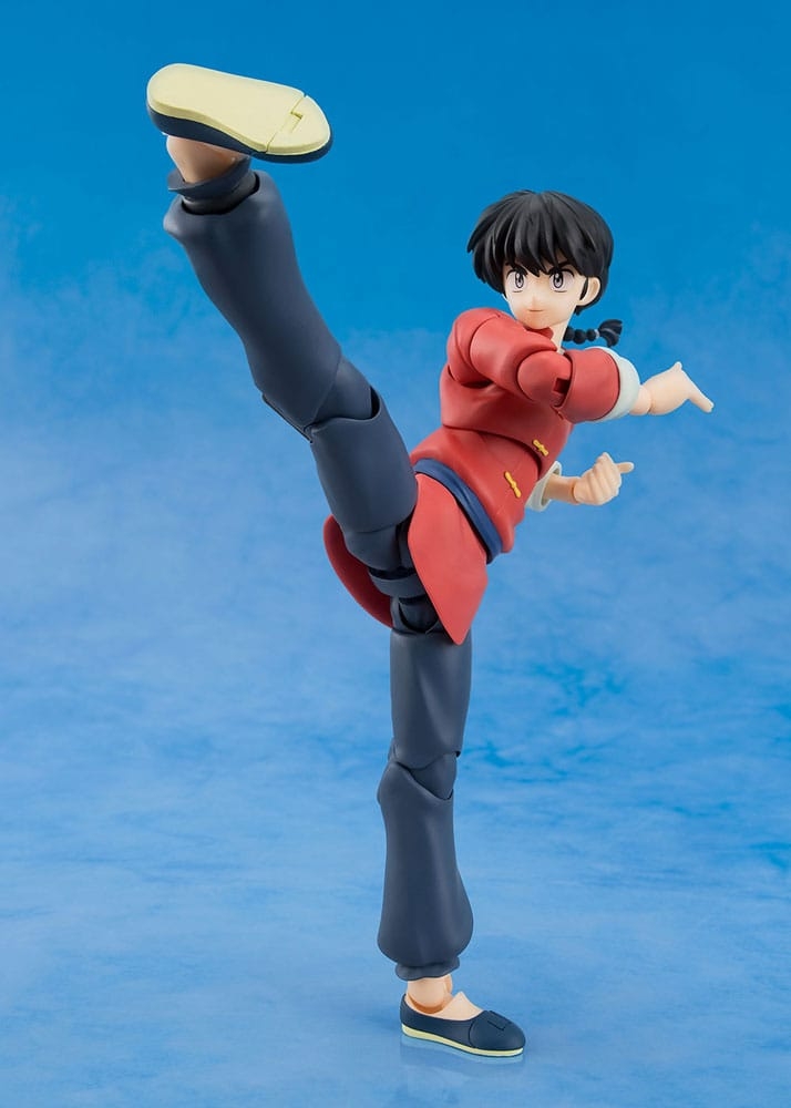 Ranma Saotome SH Figuarts par Bandai Tamashii Nations - figurine Ranma 1/2 de 14 cm