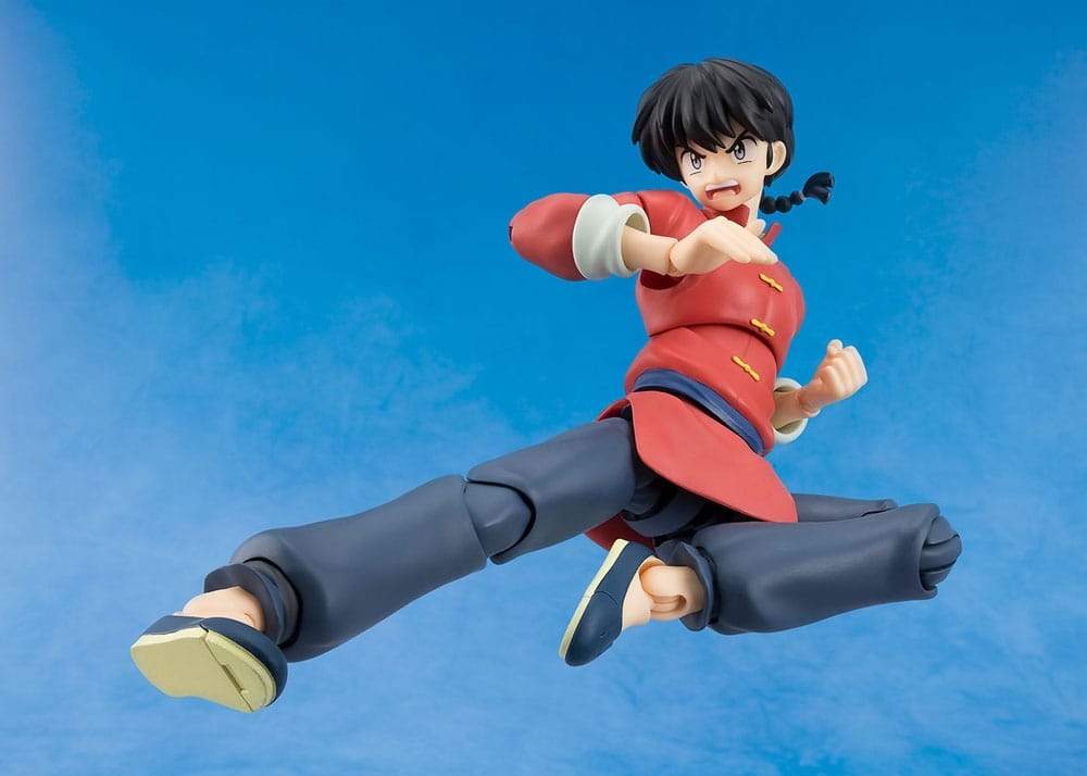 Ranma Saotome SH Figuarts par Bandai Tamashii Nations - figurine Ranma 1/2 de 14 cm